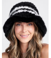 Faye Knit Mink Hat