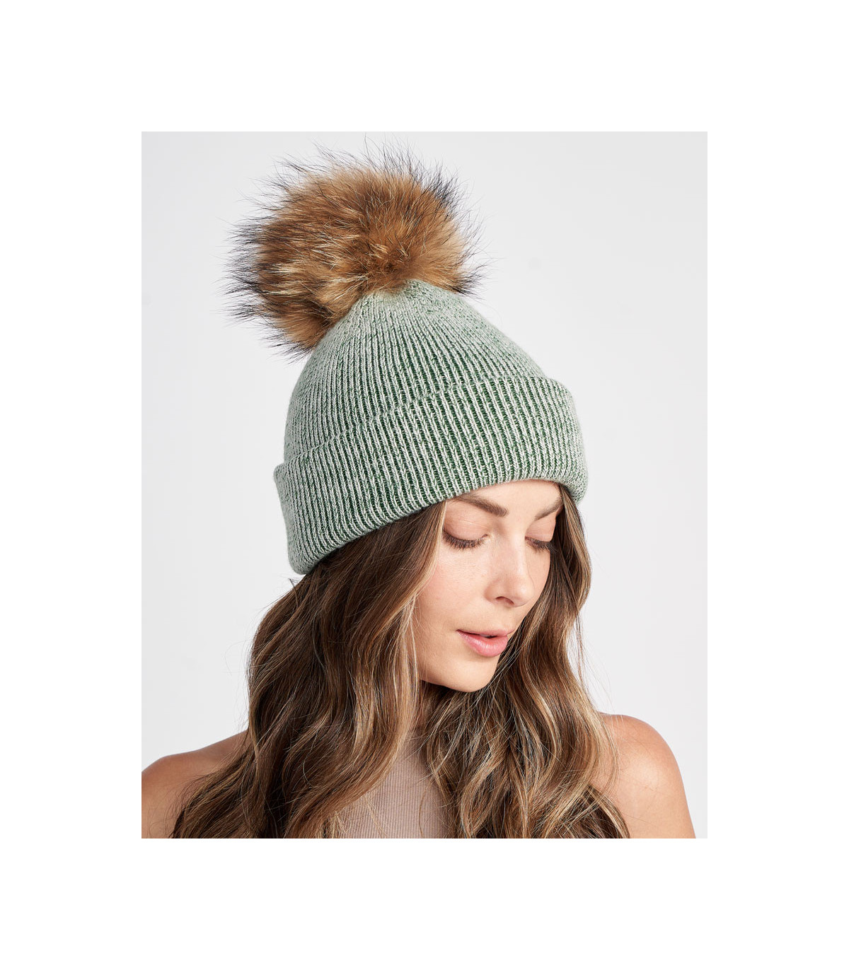 Maddy Convertible Knit Beanie Green