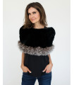Rex and Fox Rabbit Knitted Shoulder Wrap