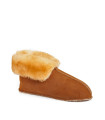 Sheepskin Slippers with Roll up Cuff and Soft Sole