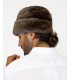 Brown Sheared Beaver Cossack Hat for Men
