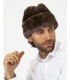 Brown geschert Biber Russische Kosaken Hut