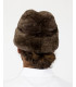 Brown Sheared Beaver Cossack Hat for Men