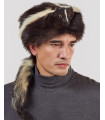 Skunk Fur Davy Crockett Hat for Men