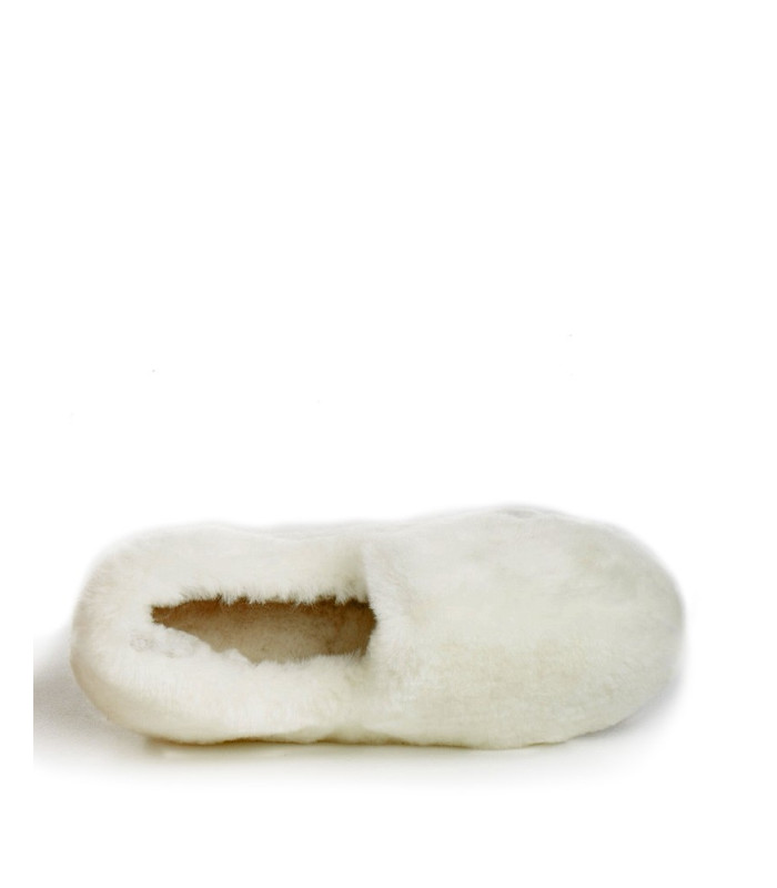 Women's Full Sheepskin Fluffy Slippers: FurHatWorld.com