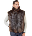 The Ethan Beaver Fur Vest for Men