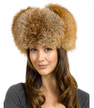 Damen Red Fox Voll Pelz Russisch Hat