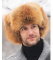 Red Fox Full Fur Trapper Hat for Men