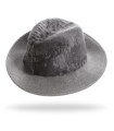 Drake Lamb's Fur Fedora Hat in Grey for Men