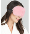 Mink Fur Eye Mask in Pink