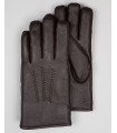 Männer Minnesota Brown Napa Leder Shearling Schaffell-Handschuhe