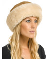 The Kelowna Shearling Sheepskin Hat in Camel