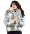 The Annabella Lynx Fur Bolero Jacket for Women