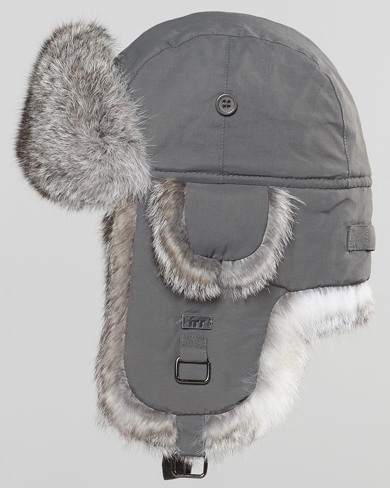 Winter Bomber Hat Unisex with Badge Dad Hats Faux Rabbit Fur Soldier Army Aviator Trapper Snow Ski Cap 
